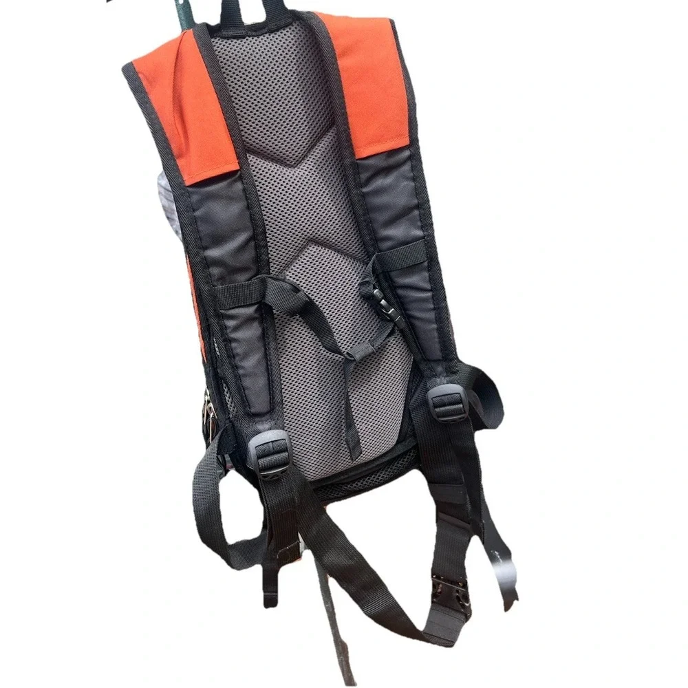 SwissGear Hydration Backpack Orange Gray Hiking Cycling Daypack * No Bladder